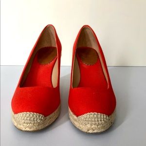 J Crew Espadrille Seville wedge heel